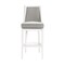Alaterre Furniture Ellie Bar Height Stool with Back, White ANEL02PDC - alternate 1